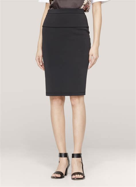 givenchy black pencil skirt|givenchy orange skirts.